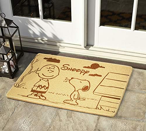 Art Finds Boutique Snoopy Peanuts Movie Size 24x16 inch Outdoor Decor Home Interior Doormat Design Birthday Wedding New House Gift Design