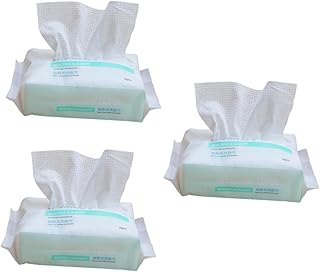 NIYANGLE 3Pcs Lenços De Rosto Toalhas Faciais Removíveis Descartáveis Panos Removedores De Maquiagem Toalhas Faciais Descartáveis Panos De Maquiagem Secos Rápidos Toalha Facial Seca