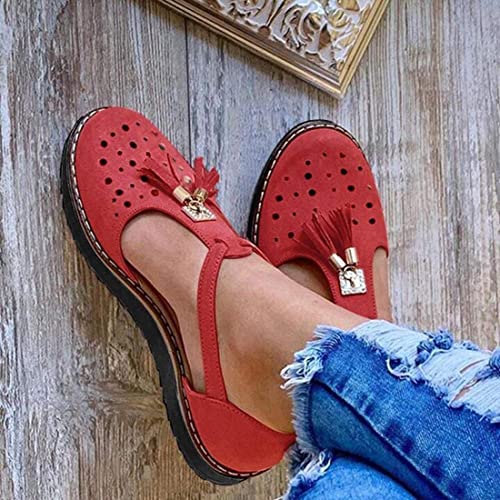 Sandales plates pour femmes espadrilles vintage en toile confort