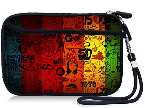 Shockproof Waterproof Carrying Case Bag Cover Protector with Extra Front Pocket For Nintendo NDSi NDSL Dsi 3DS DS Lite, Game Boy Color / Sony PlayStation PSP GO, Hand Held Game Player Game Console , HDC5-B43#18