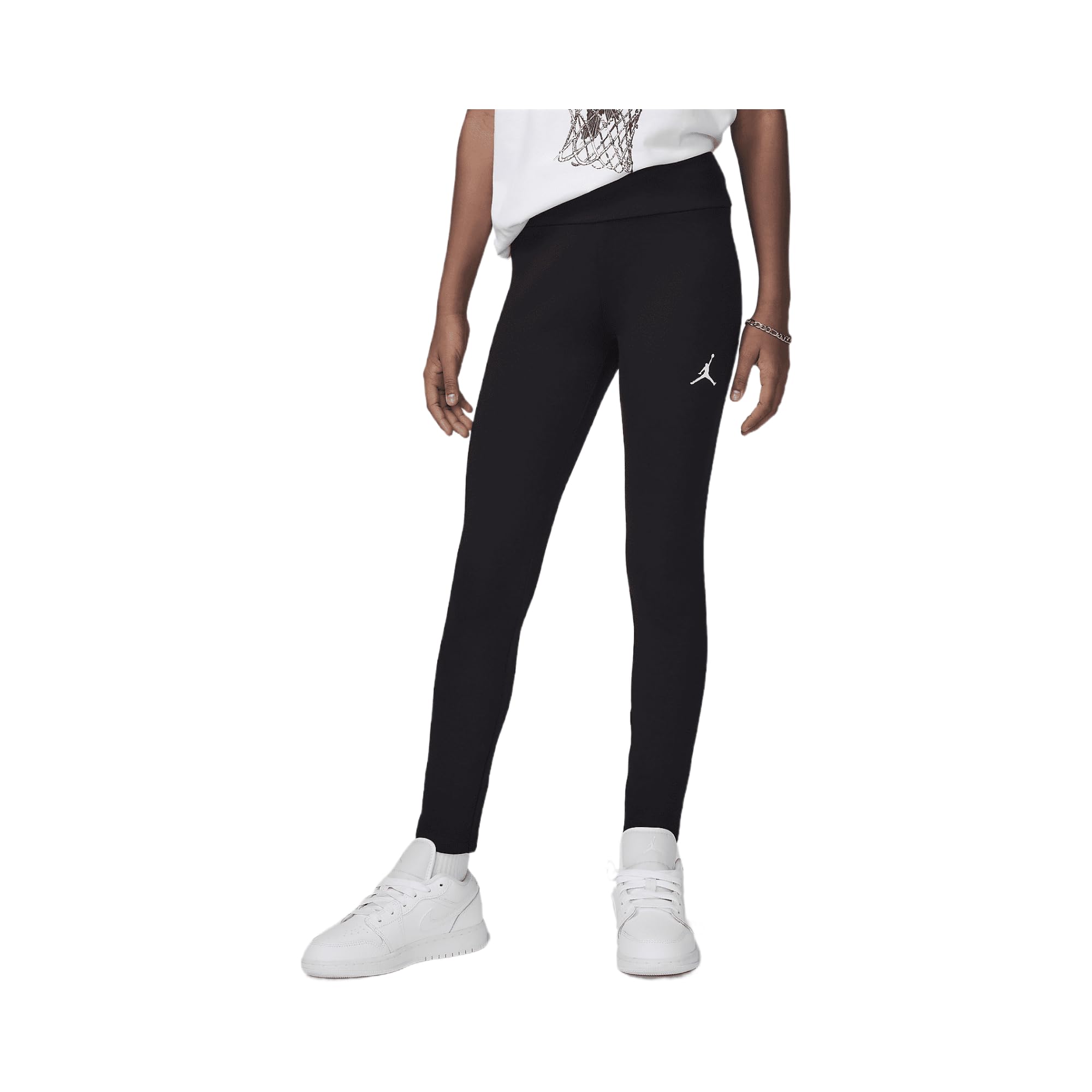 Nike Jordan Girls Black 'S Jordan Essential Leggings In - Size: 12 Years/13 Years Kids