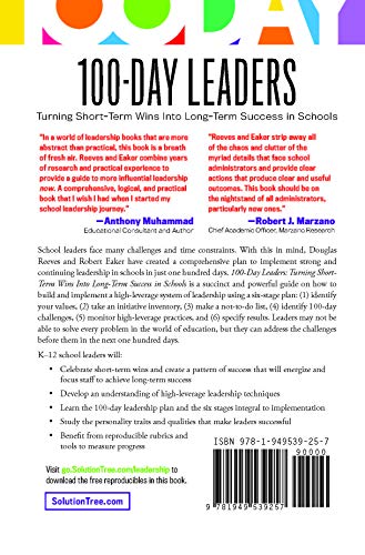 100-Day Leaders: Turning Short-Term Wins Into Long-Term Success in Schools (A 100-Day Action Plan for Meaningful School Improvement) - Image 2