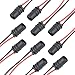 Produktbild TOMALL 10pcs T10 194 runde vorverdrahtete Buchse für LED-Lampen Ersatz
