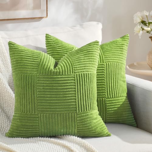Fancy Homi Lime Green Boho Patchwork Covers