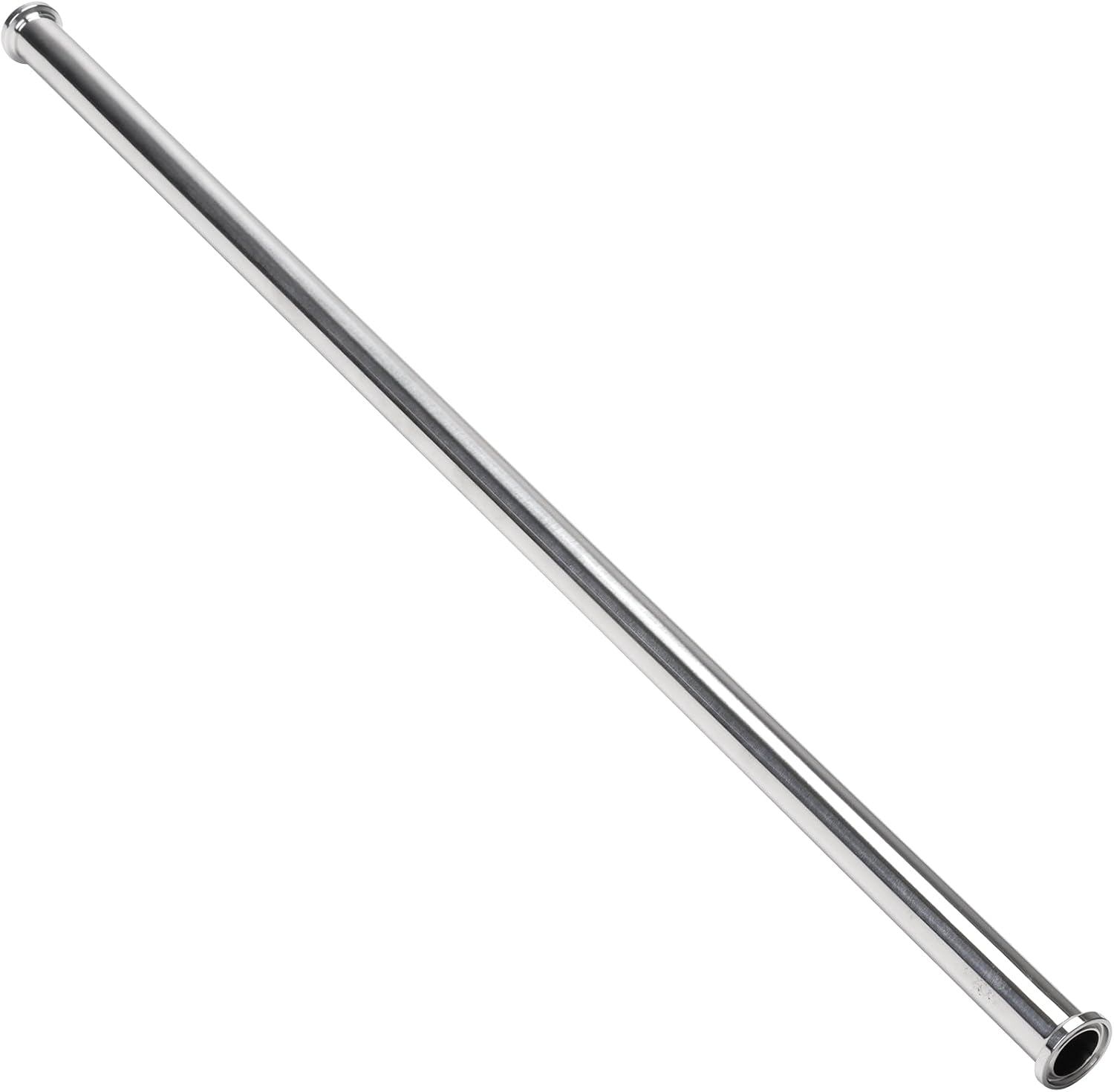 DERNORD Sanitary Tri Clamp Spool Tube Stainless Steel 304 with 1/2 inch Tri Clamp 3/4 inch Tube OD (Tube Length: 24 Inch /610 MM)