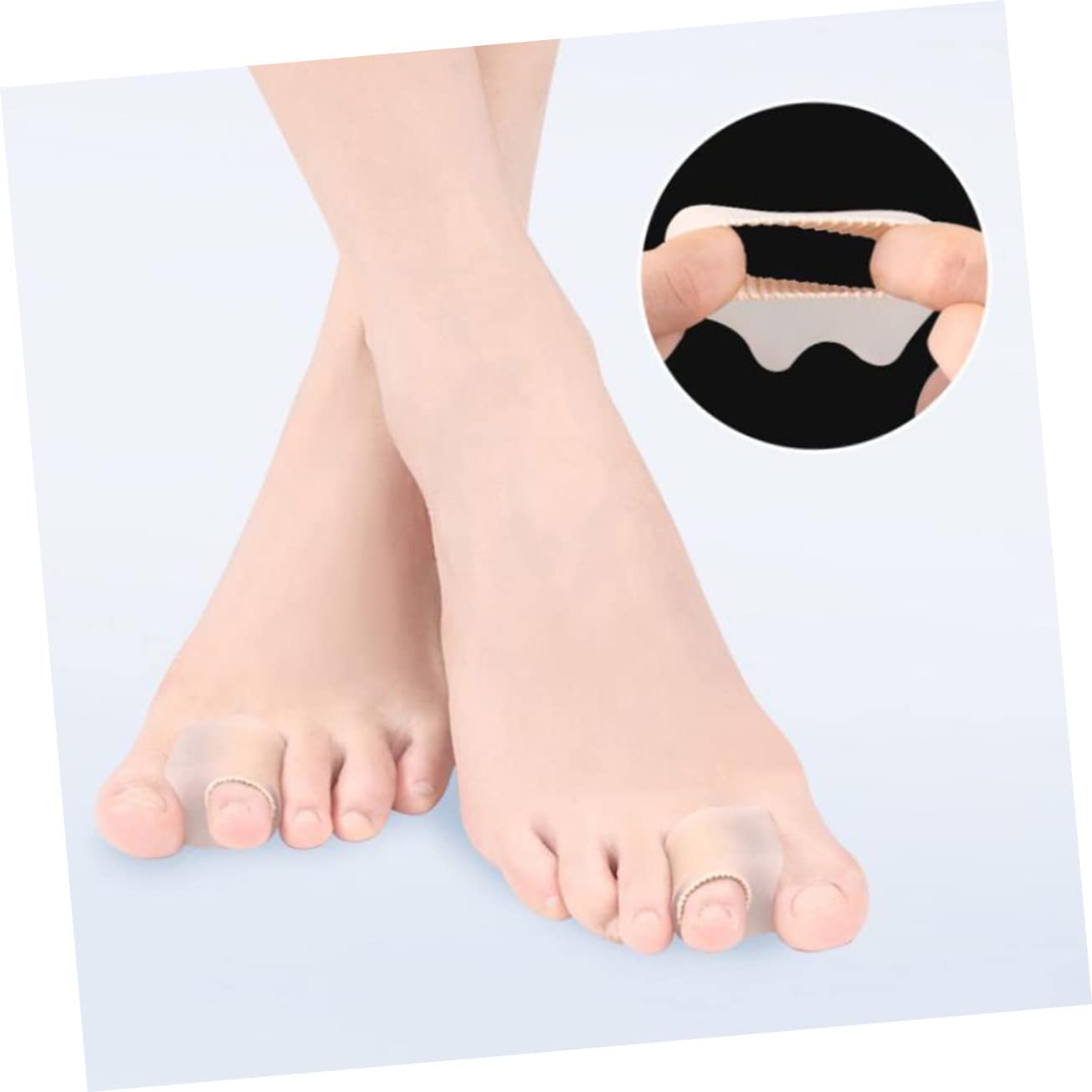 Didiseaon 30pcs Bunion Toe Separator Comfortable Reusable Gel Spacers for Foot Care Blister and Corn Relief Ergonomic Design Suitable for Toes