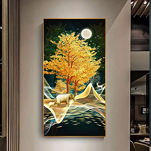 Kit peinture diamant 5D arbre d'argent, l'idée cadeau idéale pour broderie créative
