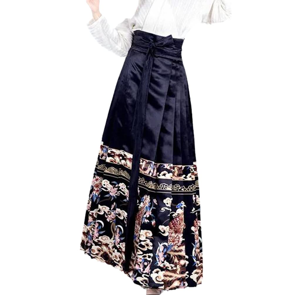 Jupe Hanfu à Visage de Cheval : style chinois Ming moderne pour le bureau - 8