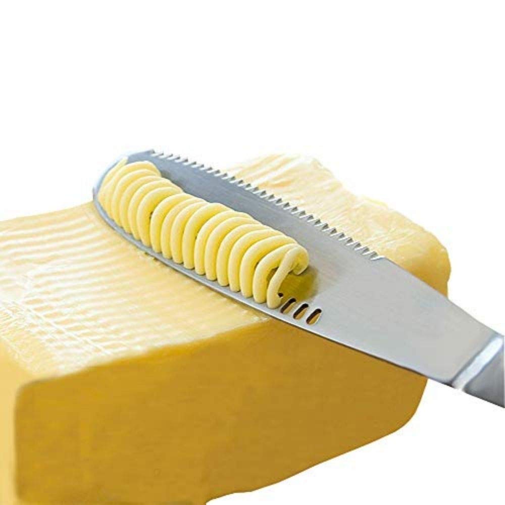 Stainless Steel Butter Spreader Butter Knife - 3 in 1 Kitchen Gadgets 1