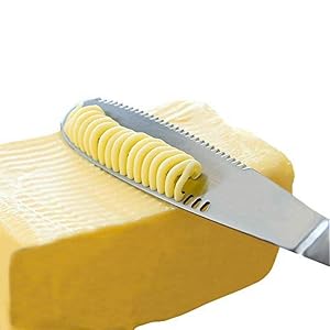 Stainless Steel Butter Spreader Butter Knife - 3 in 1 Kitchen Gadgets 1