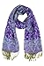 PASKMLNA Reversible Paisley Pashmina Shawl Wrap Elegant Colors (023-26Violet)