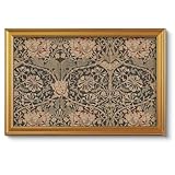VIYYIEA Vintage Gold Framed Wall Art for Living Room, Honeysuckle Canvas Prints Home Decor, Large Oil Painting Picture, Bedroom Wall Decor Gifts for Friends or Family -【Honeysuckle】-(36L x 24W)