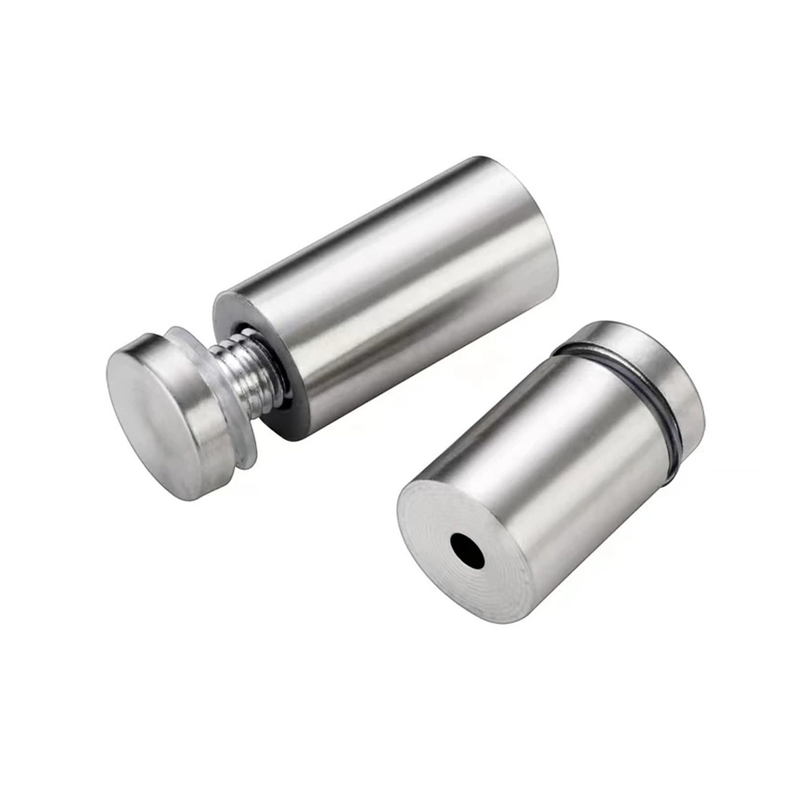 Fijaciones de separación, 10 piezas de fijaciones de separación, sujetadores de vidrio, 16 mm, acero inoxidable, acrílico, publicidad, separadores, clavos, carteles, tornillos de fijación, hardware(16
