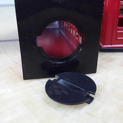 Miniatura 7 de SAFIGLE Caja de monedas británica encantadora Londres Dinero de aleación de metal Alcancía roja segura buzón de correo de Inglaterra adornos de