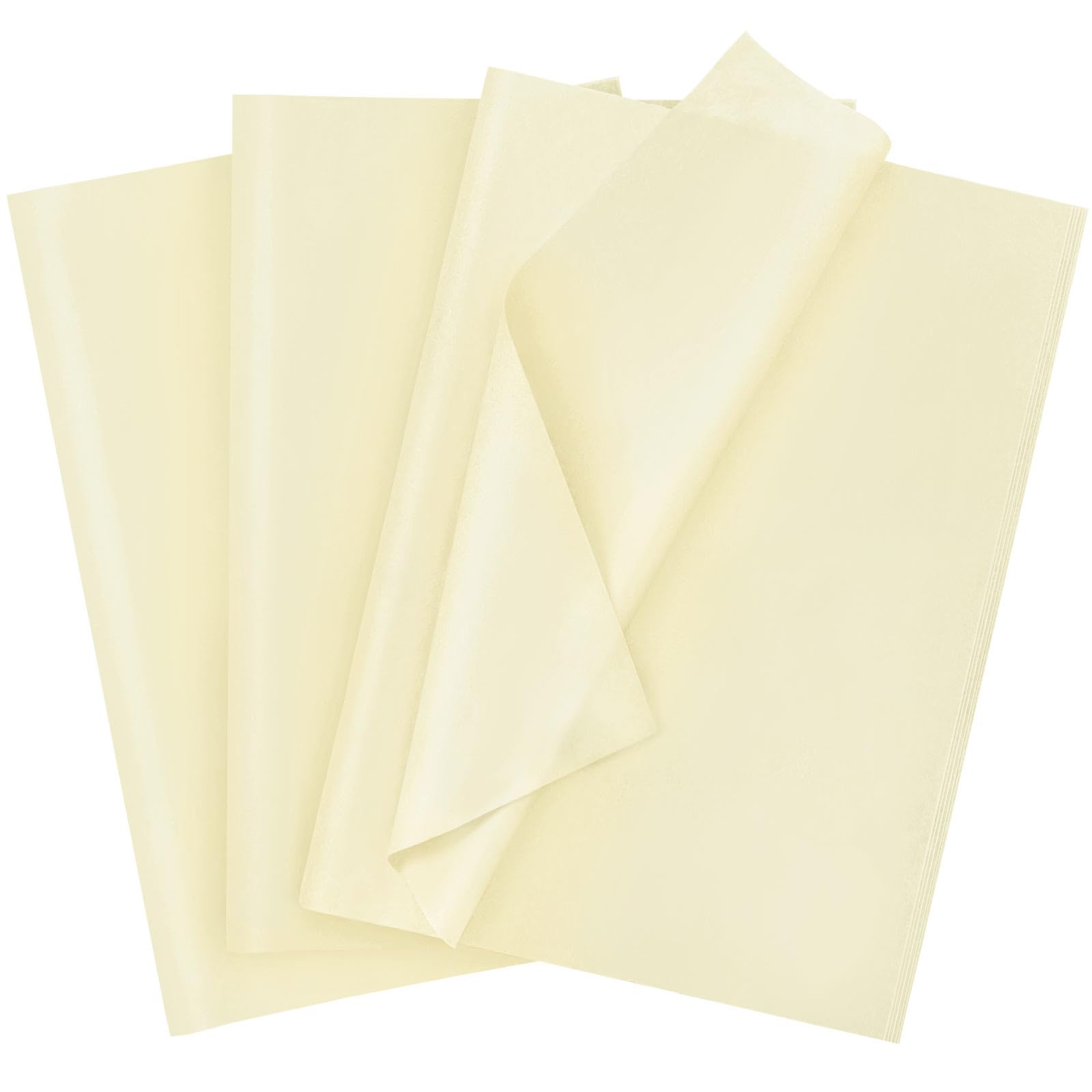 120 Sheets 14 x 20 Inch Cream Tissue Paper for Gift Bag Wrapping