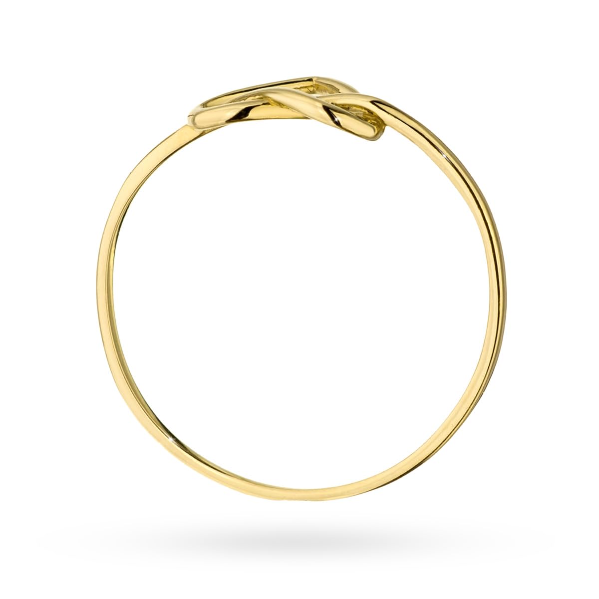 MARKO Goldring Damen 585 Echtgold 14 Karat mit Herzmotiv, eleganter Ring Gold Damen, feiner Herz Ring aus 585 Gold