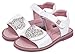 Agatha Ruiz de la Prada Strass 152950, Mädchen Sandalen Weiß Weiß (Blanco / Napa) 24