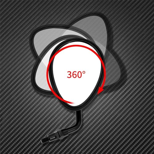 Espejo lateral retrovisor universal 10mm compatible con motos de 2016 a 2020 4