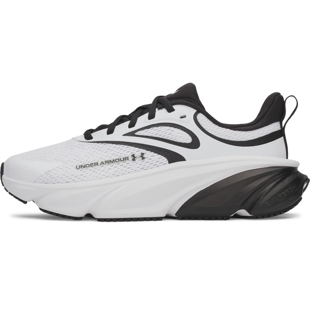 Under Armour UA BGS Rogue 6 - Low - Sneakers - White/Black/Black - Size: 3.5