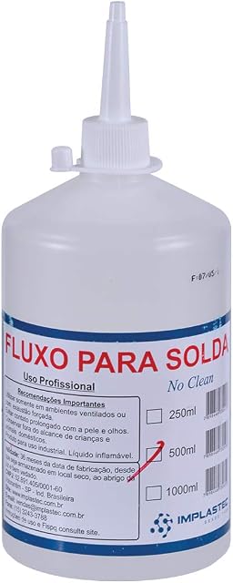 Fluxo Para Solda no Clean, IMPLASTEC, 500Ml