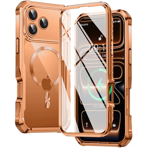yʕیEMagSafeΉzFONKCASE iPhone17 Pro Max p P[Xy{̂̐FECDOzbLop[ NA PCw ϖh~ ACz17v}bNXP[X Sʕی Jo[ ϏՌ ^b`xǂ CX[dΉ 