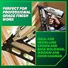 Metabo HPT Finish Nailer with Air Duster, Pro-Preferred Pneumatic Power Nailer for Crown Moldings, Base Moldings, and More, Selective Actuation, 15 Gauge Angled, 1-1/4 to 2-1/2 Finish Nails, NT65MA4