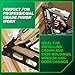 Metabo HPT Finish Nailer with Air Duster, Pro-Preferred Pneumatic Power Nailer for Crown Moldings, Base Moldings, and More, Selective Actuation, 15 Gauge Angled, 1-1/4″ to 2-1/2″ Finish Nails, NT65MA4