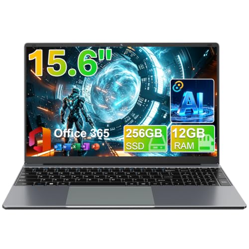 Image of 15.6 inch FHD IPS Student Laptop, AI Assistant Included, Office 365