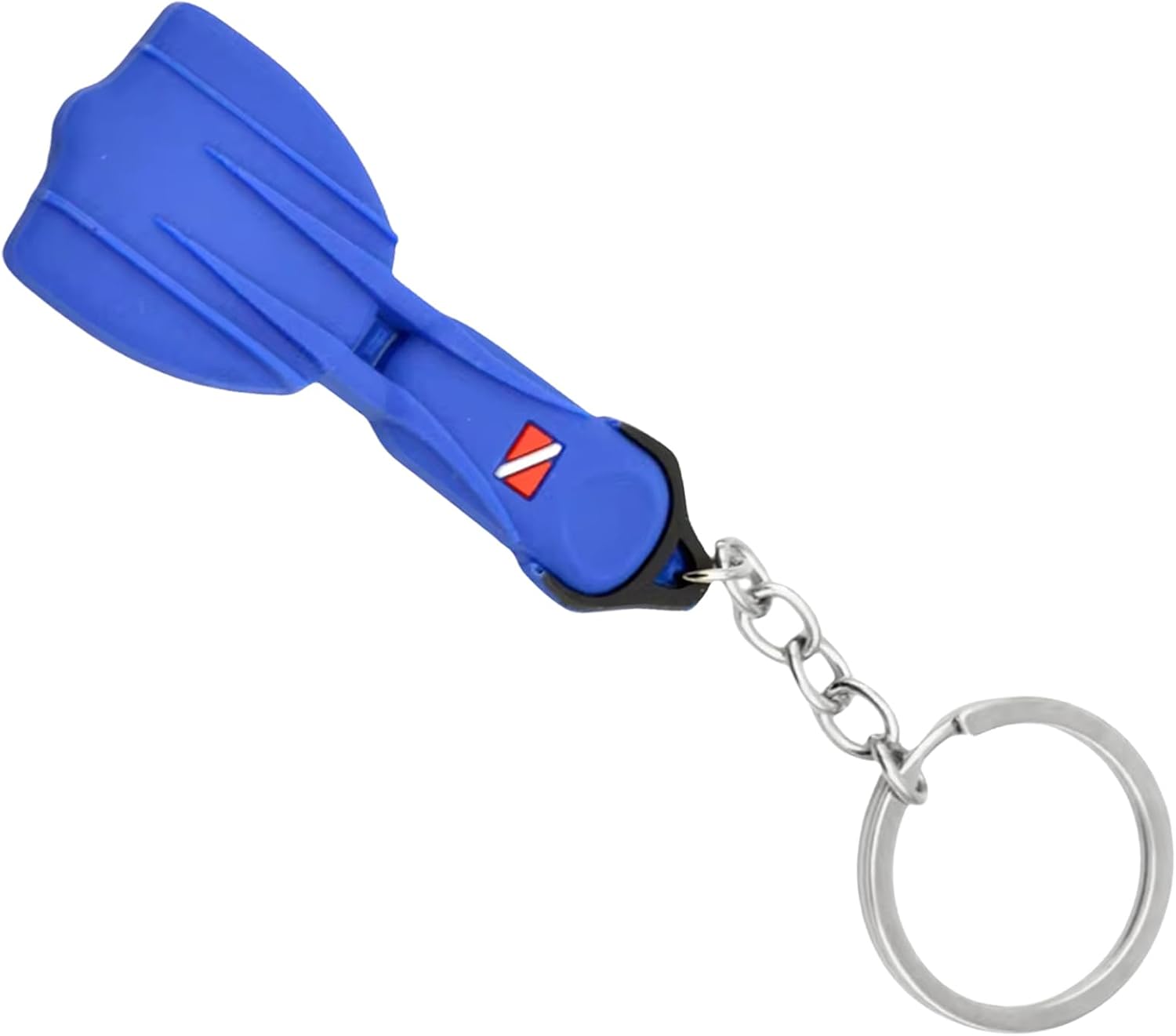 Silicone Scubas Diving Fin Keychain Multipurpose Diving Fin Keychain Hangings Accessory for Keys and Backpacks image 3