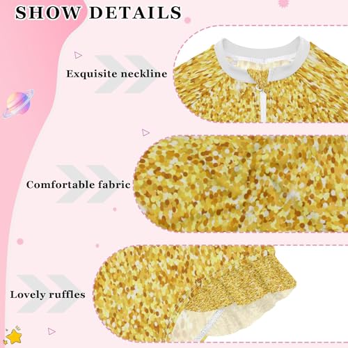 Baby Girl Bathing Suit Long Sleeve UPF 57+ One Piece Toddler Swimsuit4