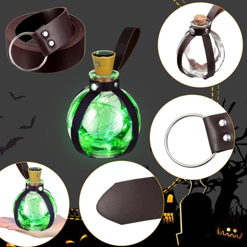 Bouteille de Potion Magique Halloween LED, Idée Cadeau Sorcier - 4