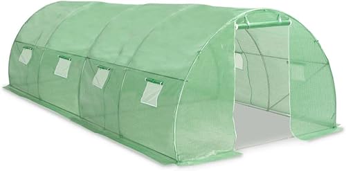 Miniatura 9 de vidaXL Invernadero, marco frío para jardín, patio, patio, césped, casa verde para cultivo de plantas, invernadero al aire libre