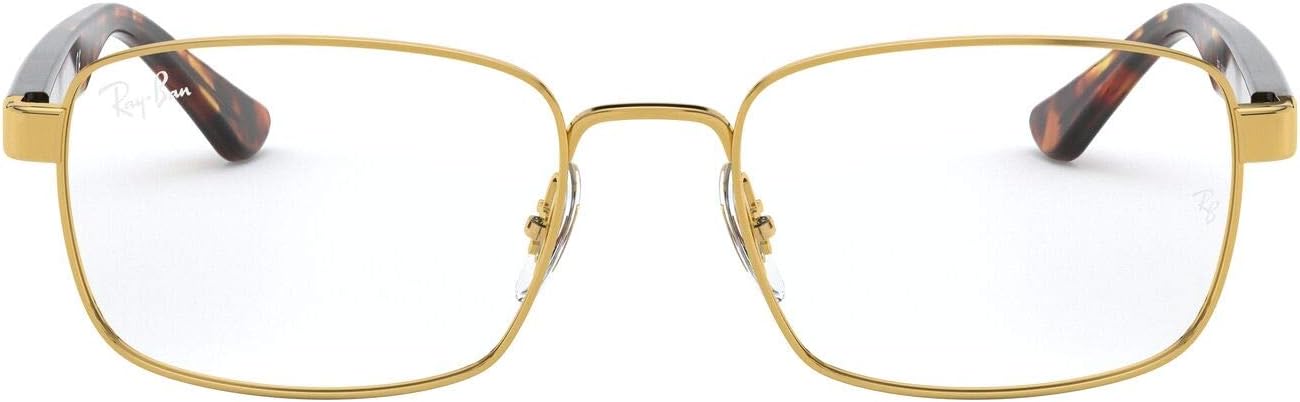 Ray-Ban Men's RX6445 Rectangular Prescription Eyeglass Frames