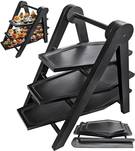 Halloween Party Decorations - 20'' Tall Coffin 3 Tiered Tray Cupc...