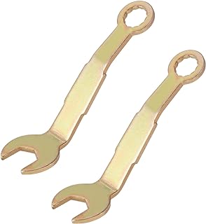 2pcs Pocket Door Wrenches, Bi-Fold Closet Door Pivot Adjustment Tool 3/8in Open Wrench 3in Length for RV Sliding Door Hanger Pocket Door Closet Door Hardware, Green