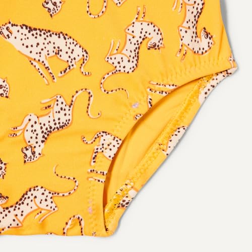 Image of Amazon Essentials Baby Girls' Ruffle One-Piece Swimsuit