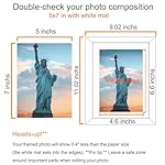 8x10 Picture Frame Brown Set of 6, Display Pictures 5x7 With mat or 8x10 Without Mat - Image 5