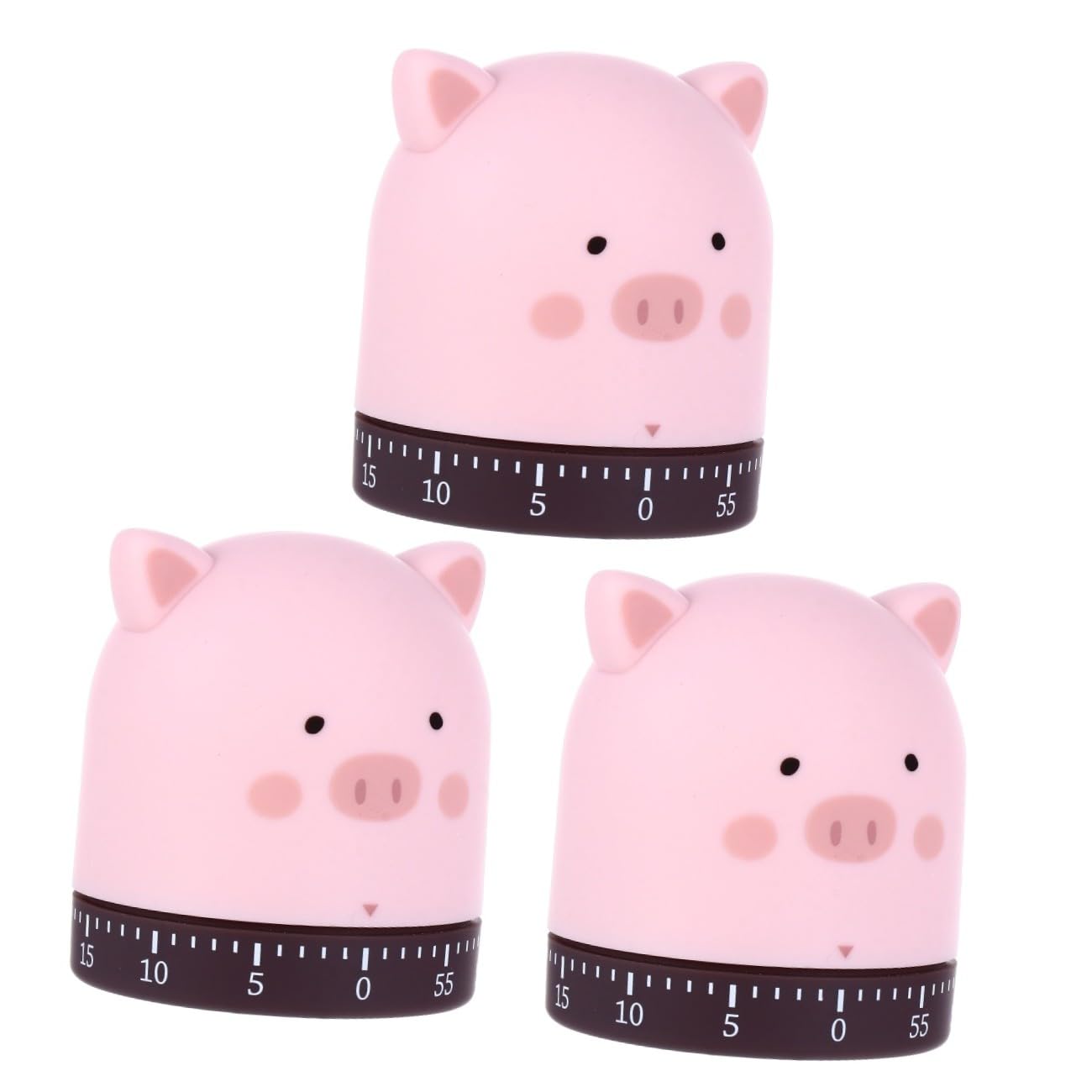 ABOOFAN 3 Pièces minuterie de Cuisine réveil de Cuisine Horloge Digitale réveil pour Enfants minuteur minuterie de réveil Compte à rebours numérique l'horloge Rappel Faire Tourner Abdos
