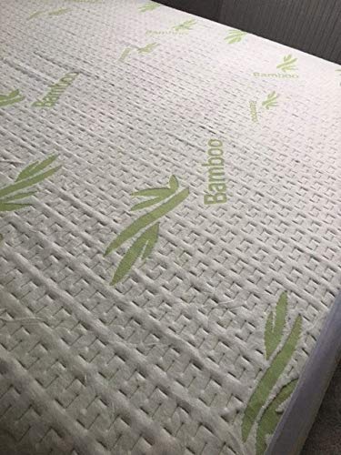 Snugglemore Organic Bamboo Knitted Jacquard Waterproof Mattress Protector - Pillow and Pillow Protectors Also Available (Pillow Protector Pair)