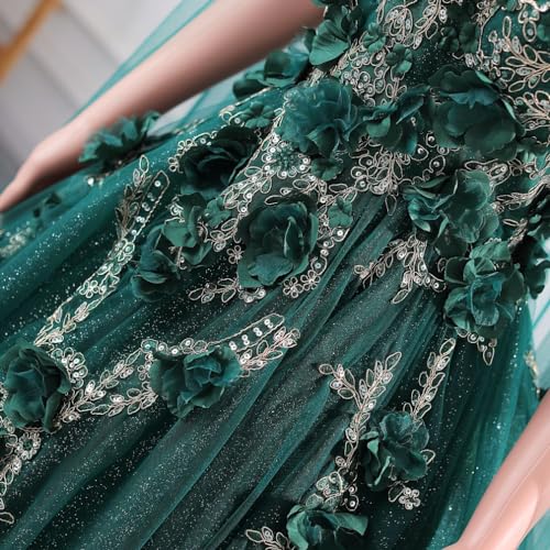 Image of Women's Beading Sweetheart Ball Gown Tulle Layed Long Quinceanera Dress