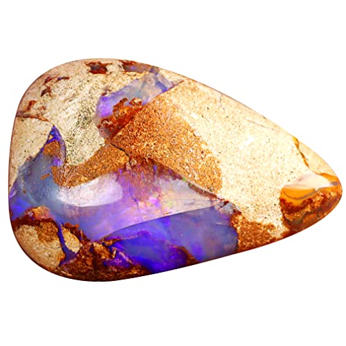 Opale rocheuse d'Australie de 9.33 ct, une gemme multicolore rare pour haute joaillerie