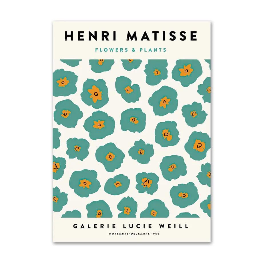 Peinture Henri Matisse Fleurs toile décoration nordique pour salon et bureau élégant