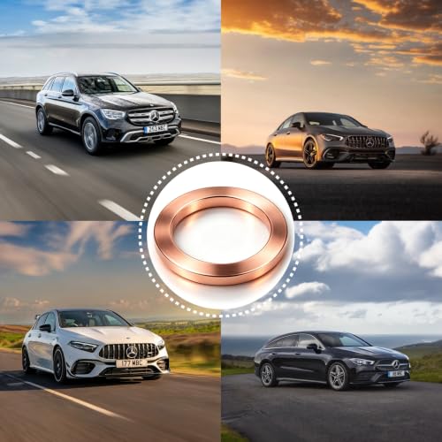 Image of 15PCS M14 Copper Oil Drain Plug Gasket Crush Washer Seals Compatible with Mercedes Benz for 007603-014106