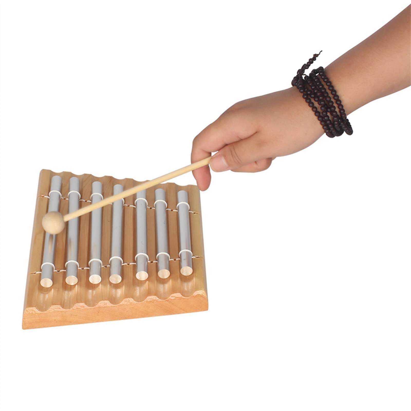 Percussão Musical Strumento A Percussione Per Principianti Con Campanello A Vento A 7 Toni Di Alta Qualità Con Mazza Xilofoni