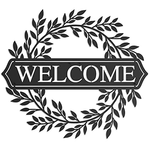 Welcome Sign - Metal Wall Art Sign by Roamforge Cover