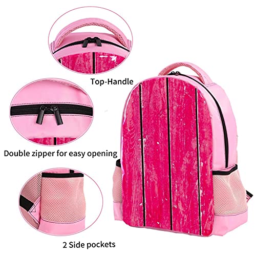 Sac à dos pour garçon motif rayures oignons rose idéal sorties - 2
