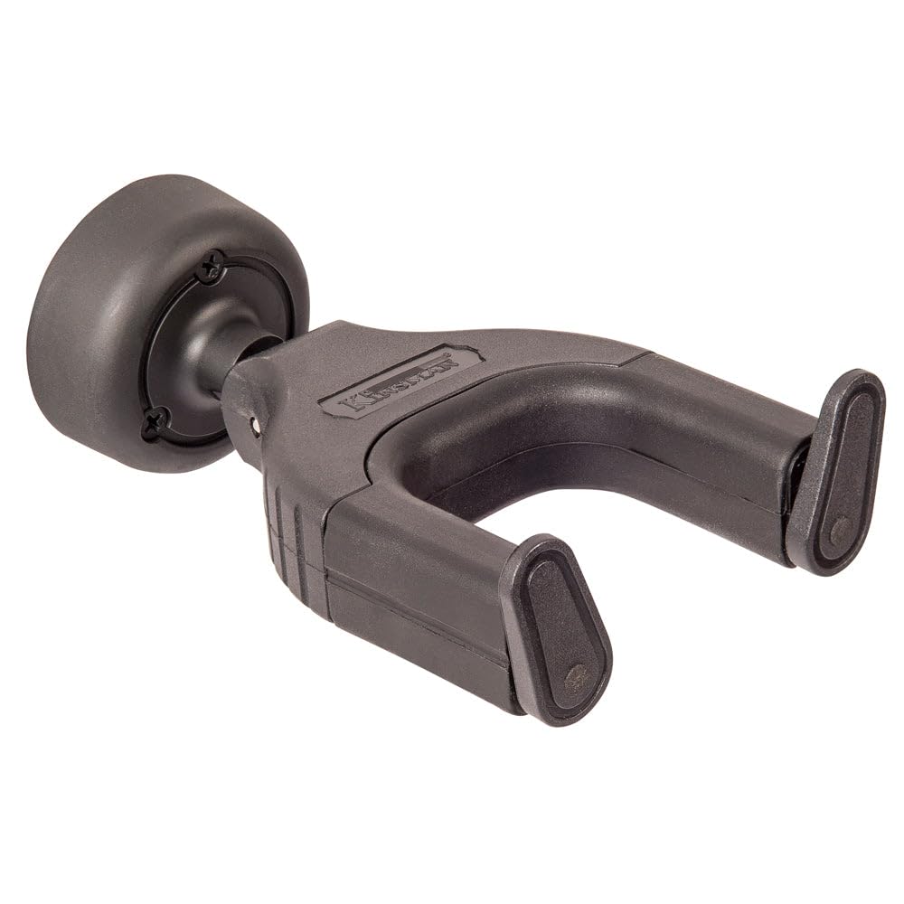 Kinsman KWH10 Screw Wall Guitar Hanger, Black