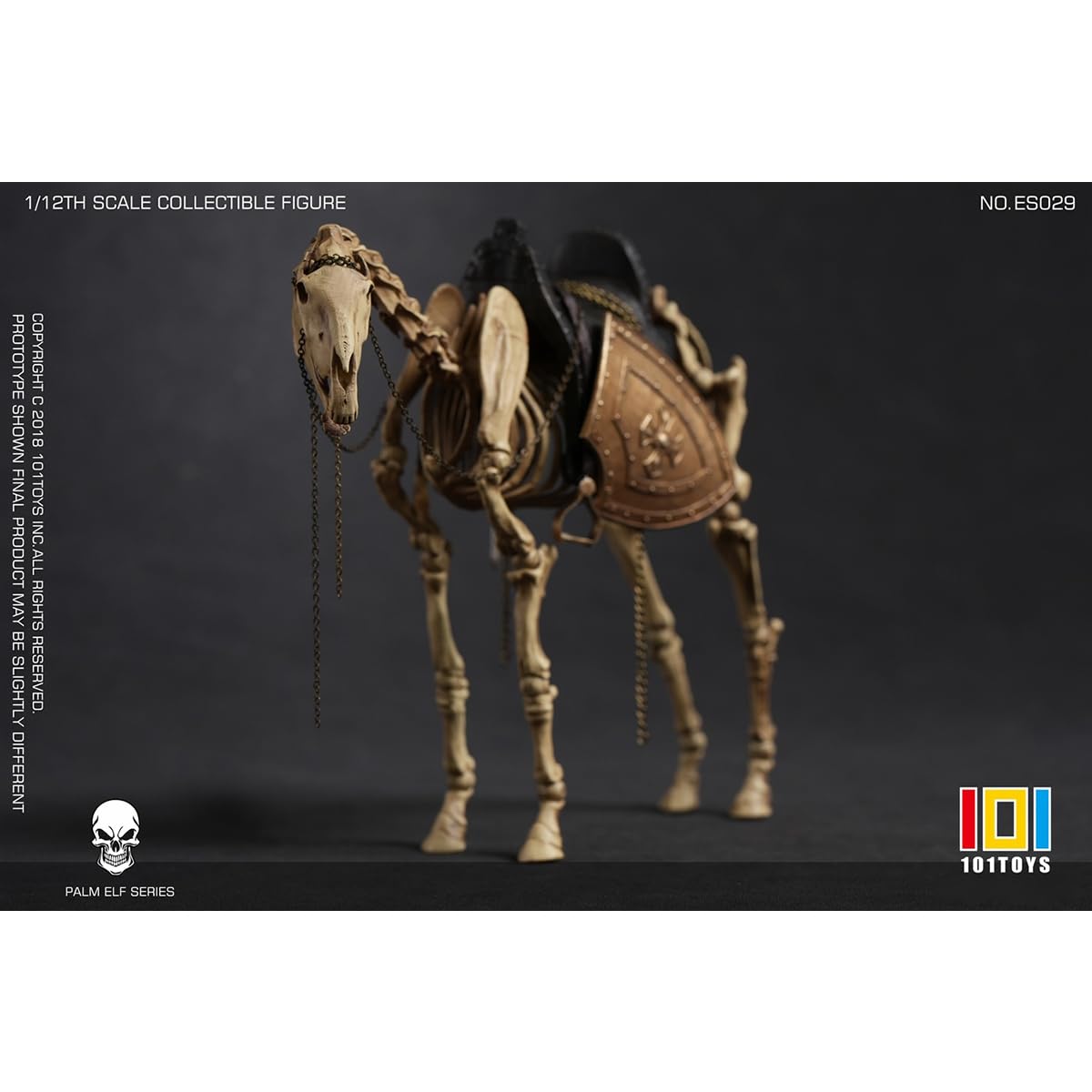 HIPLAY 101TOYS PALM ELF SERIES ES031 Szkieletowa Seria Konia Ruchomego Trzyosobowy Zestaw Figurka Akcji Skala 1/12