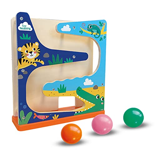 Image of SES Creative 13144 Wooden Ball Track Crocodile, Multi, One Size