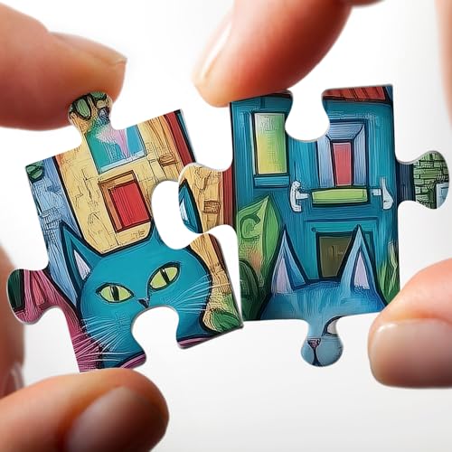 Puzzle de Gato 1000 Piezas para Adultos 3+ Anos miniatura 4